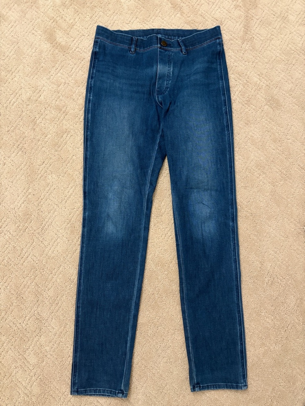 Uniqlo Womens Blue Skinny Slim Jeans